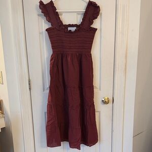 Hill House Ellie Nap Dress Burgundy